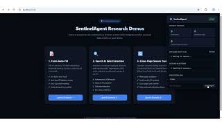 SentinelAgent | Privacy-Preserving AI Browser Automation