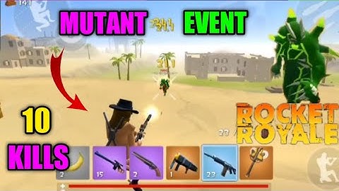 Rocket Royale 10 KILLS OVERPOWERED MUTANT EVENT - Android gameplay #31
