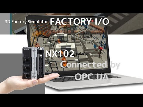 3Dシミュレーター FACTORY I/O とオムロンPLC NX1をつないでみた