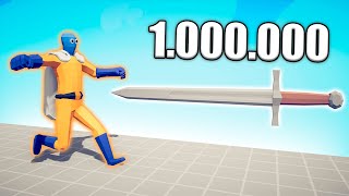 1.000.000 DAMAGE SWORD ARCHER vs UNITS - TABS | Totally Accurate Battle Simulator 2024