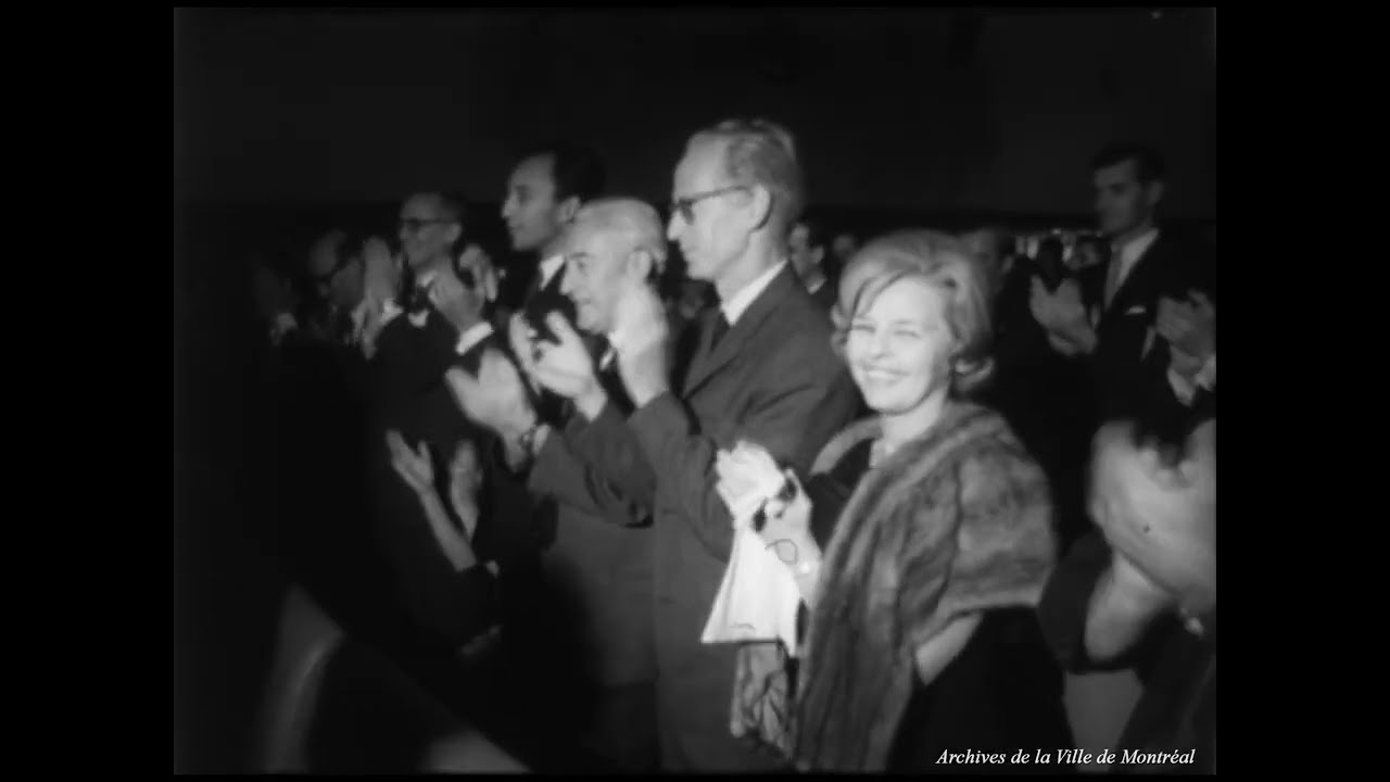 Conférence du maire Jean Drapeau. - 1964