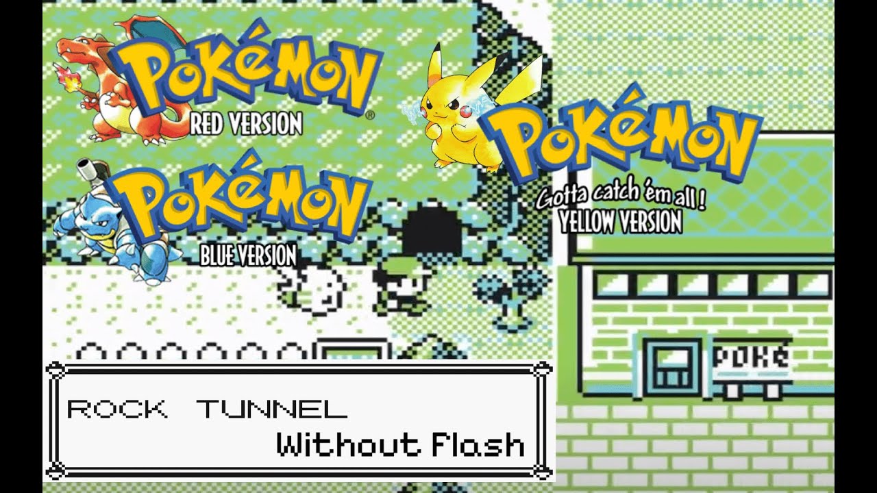 How to get through Rock Tunnel Without Flash in Pokemon