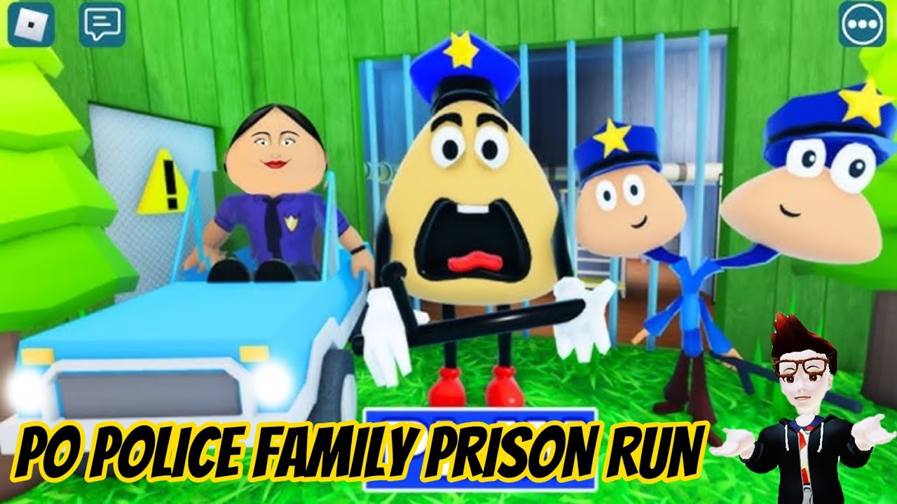 PO POLICE FAMILY PRISON RUN! OBBY ROBLOX FULL GAMEPLAY WALKTROUGH # ...
