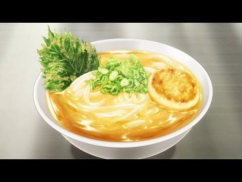 【食戟之靈 遠月列車篇】沒有麵粉照樣能做出麵！特製豪雪烏冬麵（第四季#3話精華ハイライト）