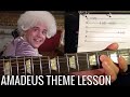 MOZART Guitar Lesson - Amadeus (1984) Intro Theme✅✅🎵