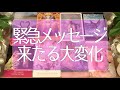 緊急メッセージ🌟もう間もなくあなたの人生に起こり得る大変化🦋✨✨ 怖いほど当たる😳💭💭タロット占い💫オラクルカードリーディング🔮3択🔮