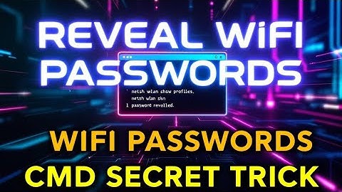 How Hackers Recover WiFi Passwords on Windows (Real CMD Tutorial)