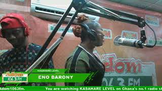 KASAHARE LEVEL ON ADOM FM - RAP BATTLE BETWEEN VENTURE AND K YOUNGER on Adom FM (8-9-18)