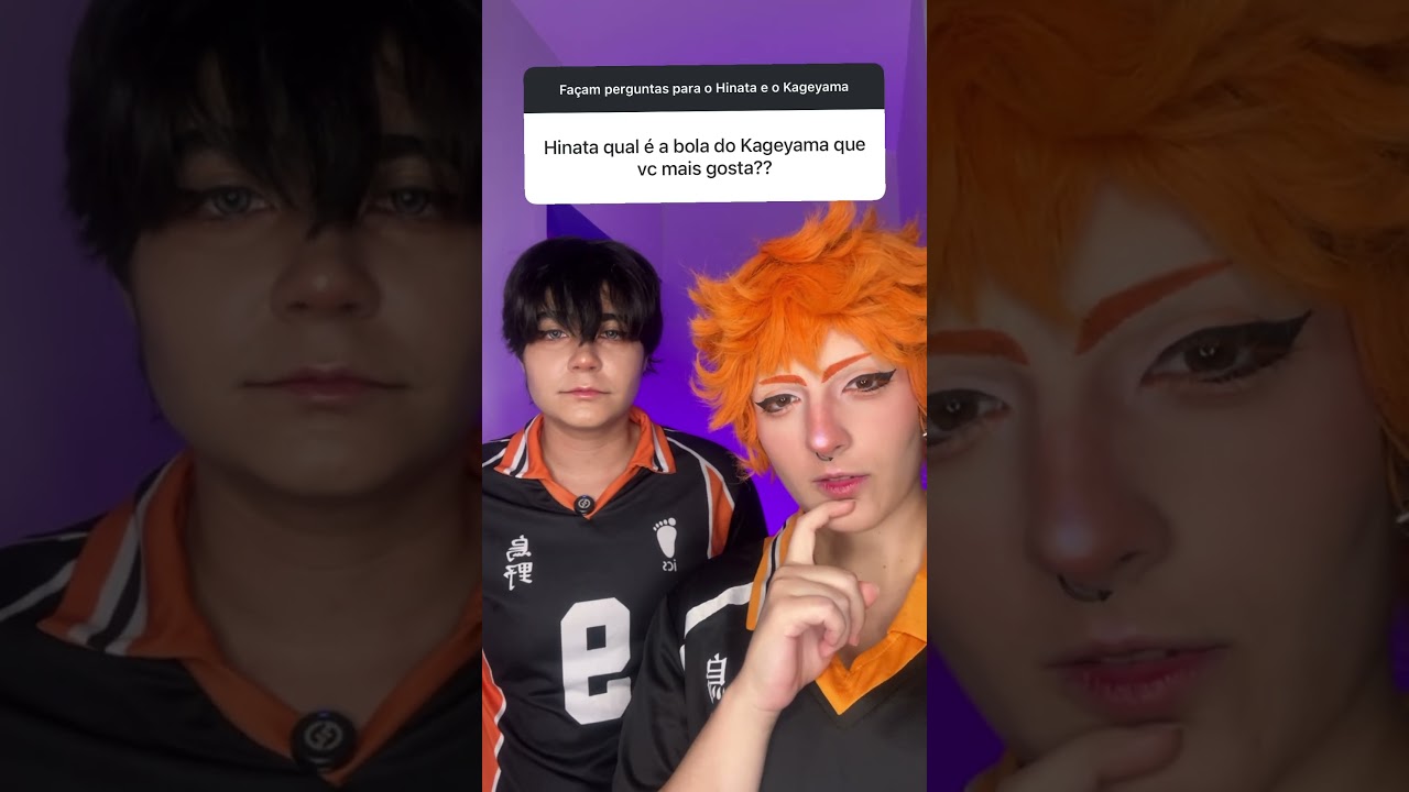 É sobre vôlei né? #haikyuu #kageyama #hinata