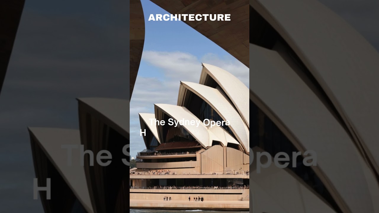 "Icon of Modern Architecture: The Sydney Opera House's Distinctive Sail-like Design"