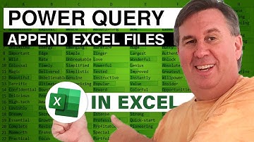 Excel - Combine All Workbooks From a Folder Using Power Query - Episode 2077