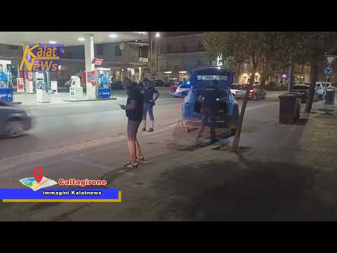 Video Caltagirone, controlli interforze Polizia, Carabinieri, Guardia di Finanza e Polizia locale
