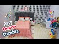 Como fazer Quarto Tumblr para Barbie, MH entre outra bonecas!