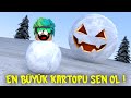 EN BÜYÜK KARTOPU SEN OL | Han Kanal GitarisTv Roblox Eat Snowball Simulator