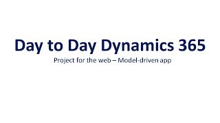 Microsoft Project for the web - Model-driven app