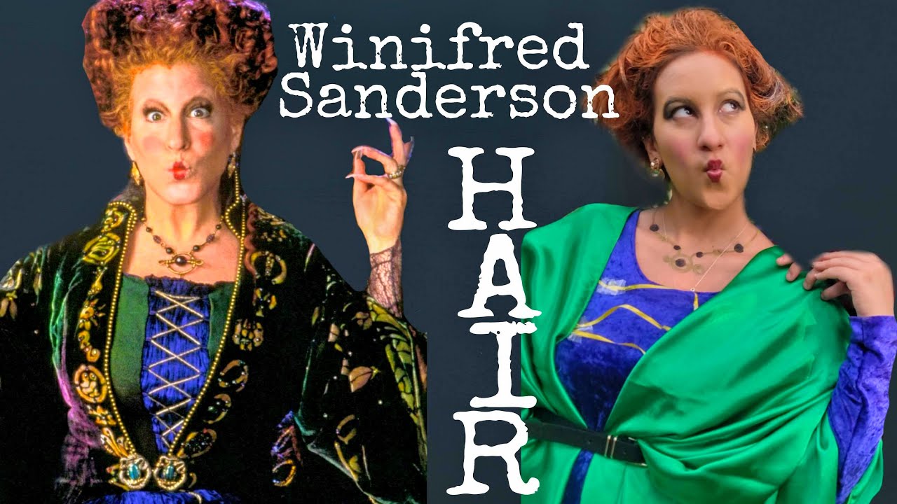 Amazon.com: Winifred Sanderson Wig Short Red Brown Wigs with Necklace and  Earrings Women Cosplay Halloween Costumes Wigs : Clothing, Shoes & Jewelry