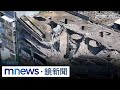 台中清水大樓頂層塌陷