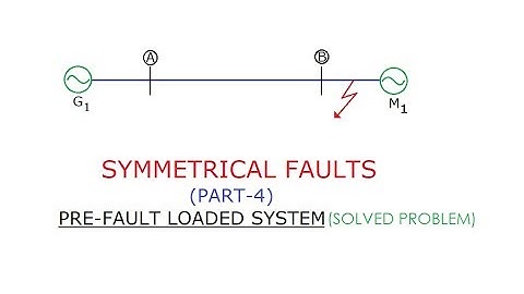 SYMMETRICAL FAULT (PART-4) (Pre-Fault Loaded System) GATE/IES/ISRO/BARC