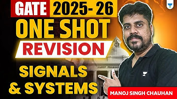Signals & Systems One Shot Revision 🔥 GATE/ESE 2025–26 Must Watch