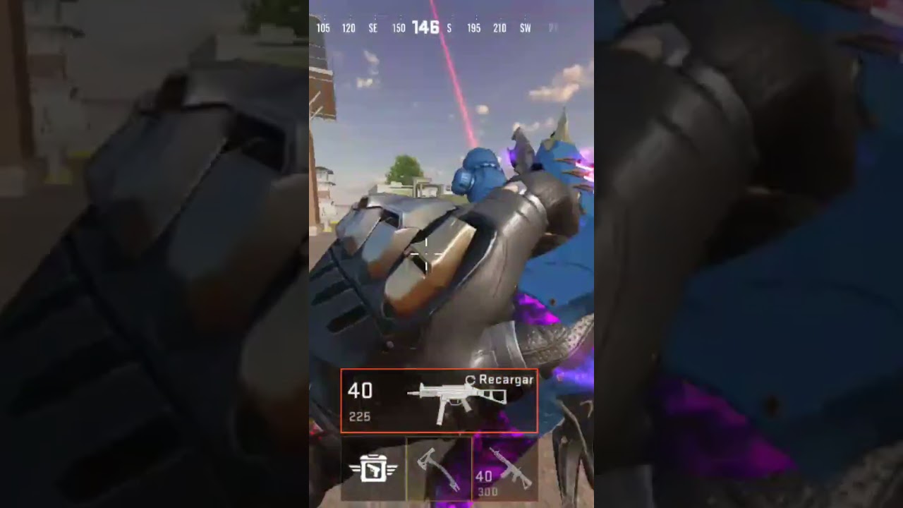 probando la configuración de la M4A1 