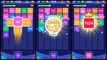 Number Cube Merge Puzzle Game Gameplay Android Mobile