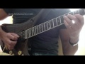 The Black Page part 2 (Frank Zappa) - Guitar part by Livio Lamonea