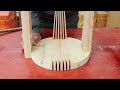 Modern Style Craft Woodworking Design Project // How To Build A Stool Cool // How - DIY