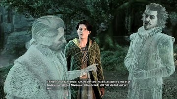 Nearly Headless Nick meets other Headless Ghosts - Hogwarts Legacy