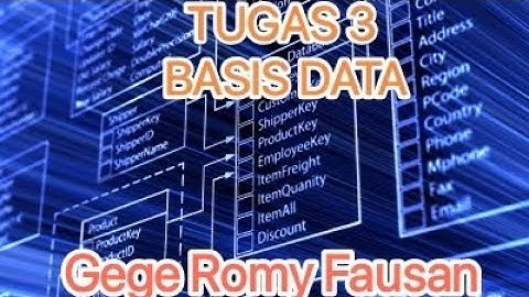 Tugas 3 Basis Data UT