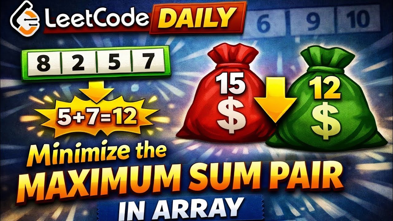 LeetCode Daily | Minimize the Maximum Sum Pair in Array