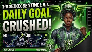 Praedox Sentinel A.I. Goes 3-0 to Crush My Daily Goal. Watch Me Trade! $200 Discount Available. screenshot 1