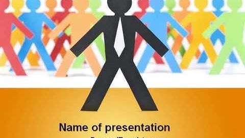 Diverse People PowerPoint Template by PoweredTemplate.com