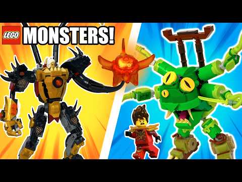 I Built LEGO MONSTERS from NINJAGO Dragons Rising S4...