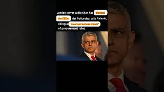 Sadiq Khan vs Palantir: The £50,000,000 Met Police Scandal Explained