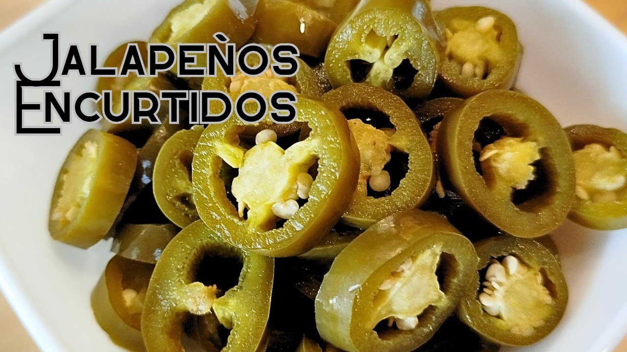 Cómo hacer JALAPEÑOS EN CONSERVA 🌶️ Conserva picante!!! | Libro de Recetas |