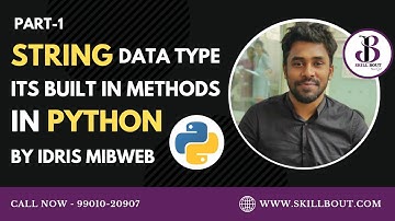 Python String DataType and it