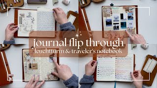 Journal Flip Through! ☆ Traveler's Notebook & Leuchtturm 1917 ☆