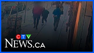 Surveillance Video Shows Random Stabbing Attack In Torontos West End