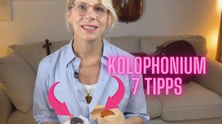 Kolophonium Auftragen 7 Tipps Für Geige, Bratsche Und Cello