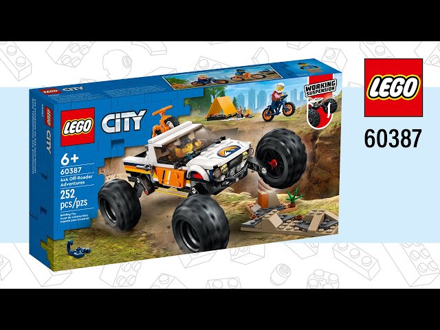 YouTube Off-Roader pcs] 4x4 City (60387)[252 LEGO® Build Speed @TopBrickBuilderLite Adventures -