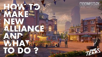 TheTermsGaming - How To Make New Alliance And What To Do - Doomsday Last Survivors Gameplay