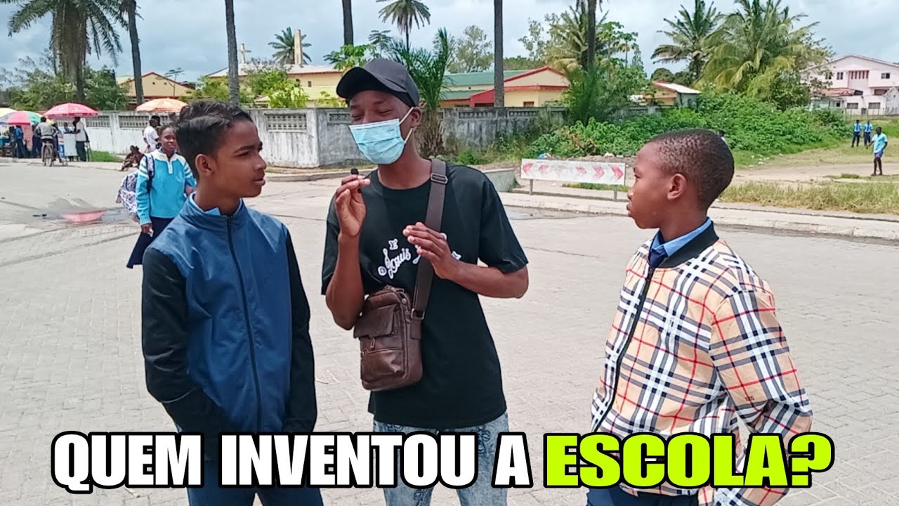 PERGUNTANDO AOS ESTUDANTES QUEM INVENTOU A ESCOLA? As respostas vão te surpreender!😅🇲🇿🇧🇷