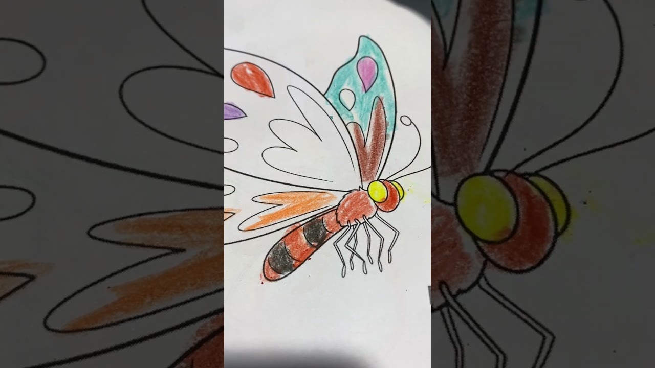 Painting a Cute Butterfly 🎨🦋💖 