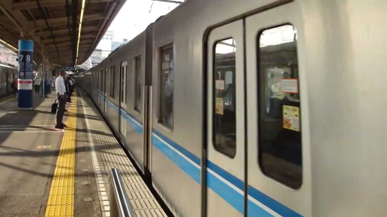 東京メトロ東西線05系初期型車（チョッパ車） 西船橋駅8番線を出発