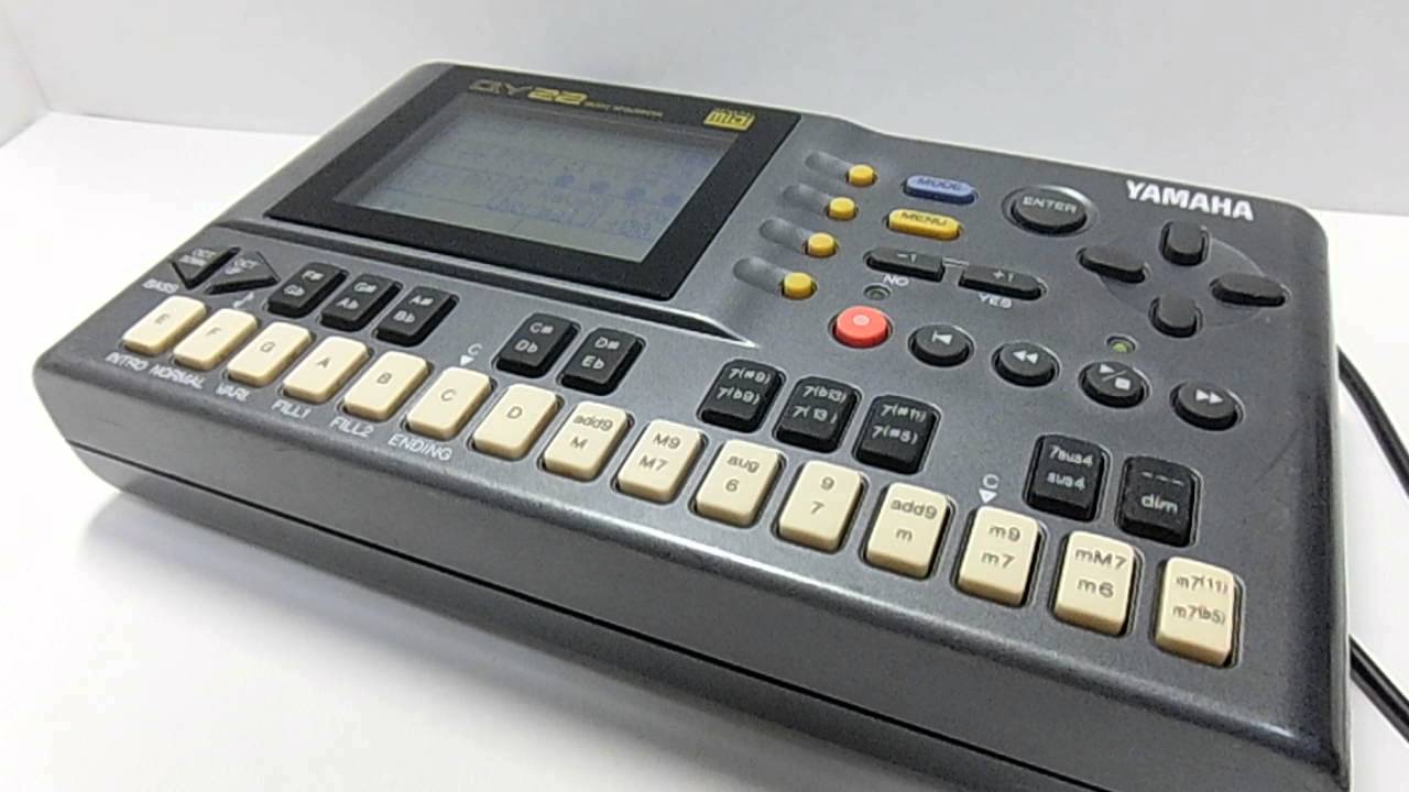 22333 Yamaha Music Sequencer QY22 Made in Japan - YouTube