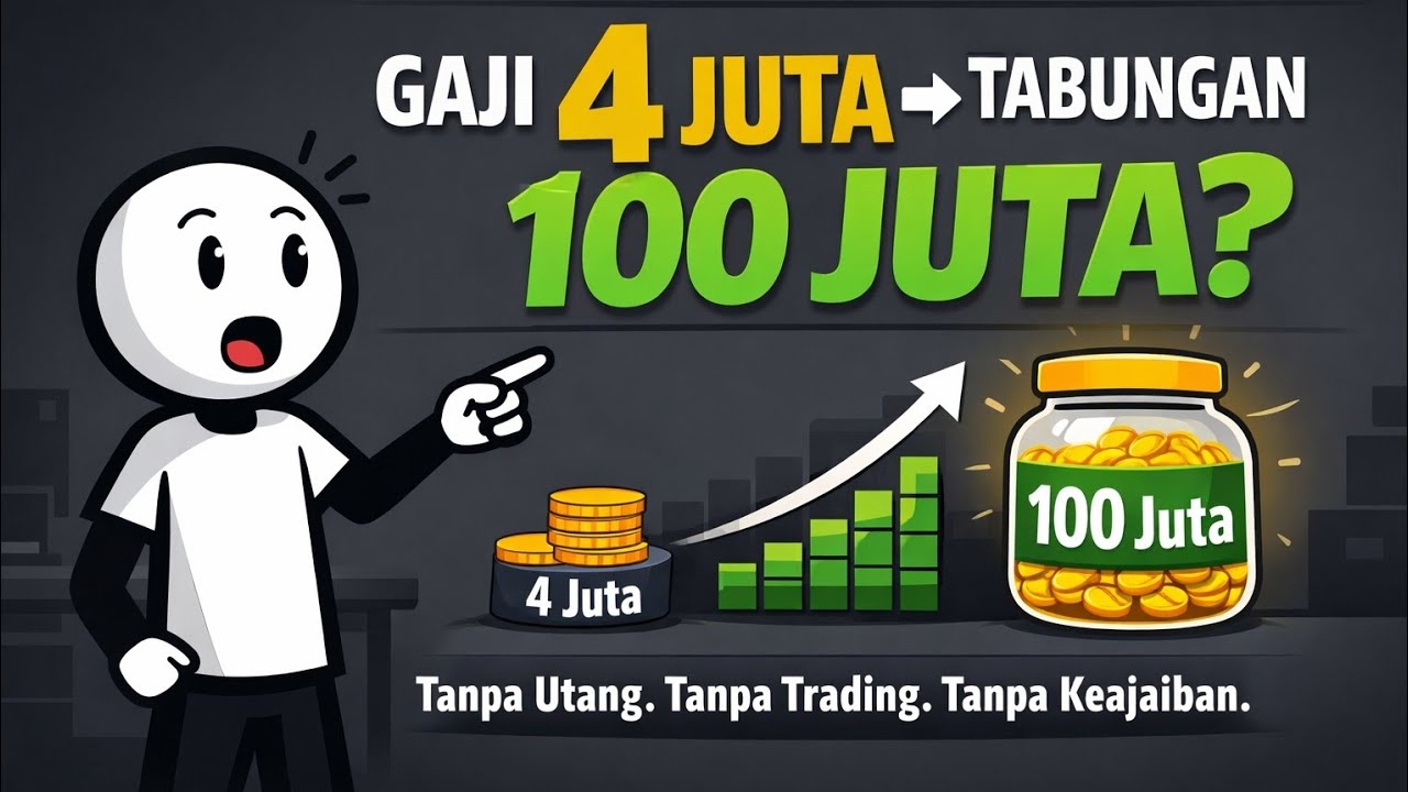 Gaji 4 Juta Tapi Tabungan 100 Juta? Ini Cara Nyatanya!