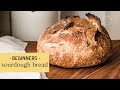 How to make no knead sourdough bread  baked in a dutch oven