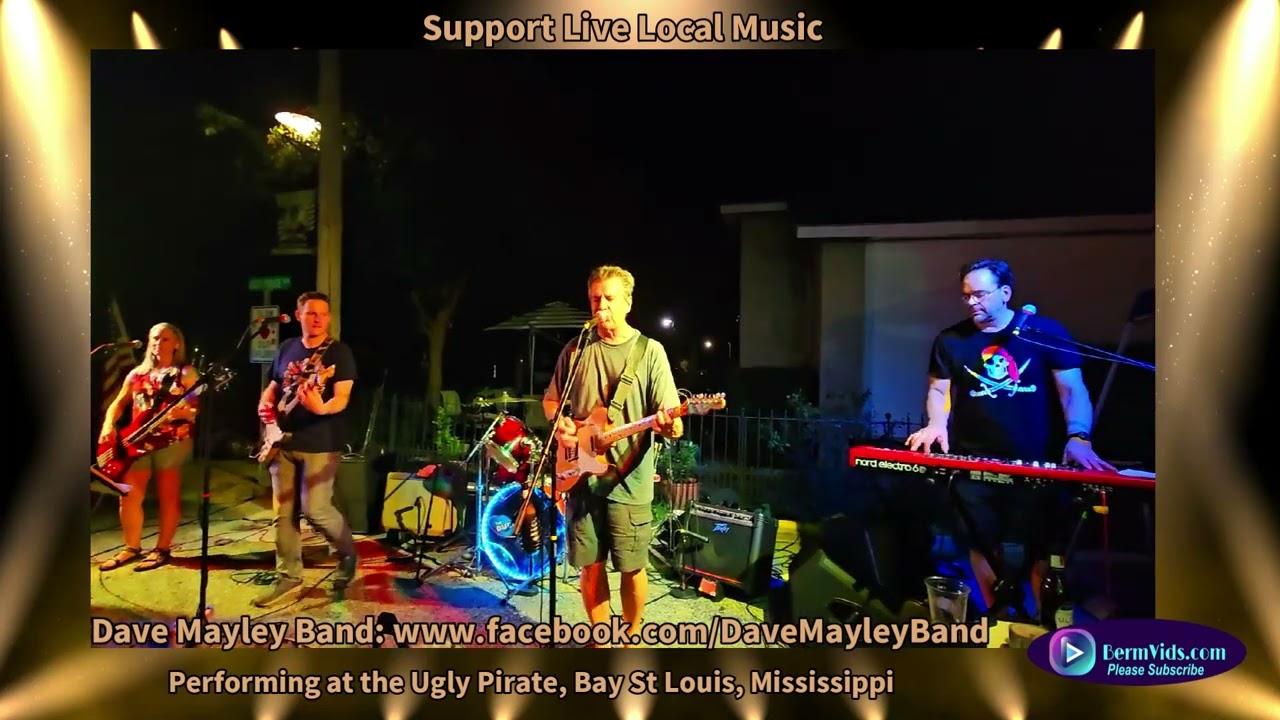 Dave Mayley Band at the Ugly Pirate Bar, Bay St Louis, Mississippi