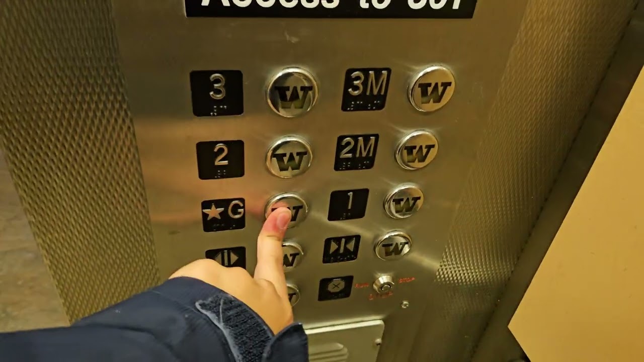 Z Flip 5: Modded Otis Traction Elevator | UW Gowen Hall | Seattle WA