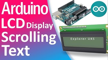 Arduino Tutorial: LCD Display scrolling text.